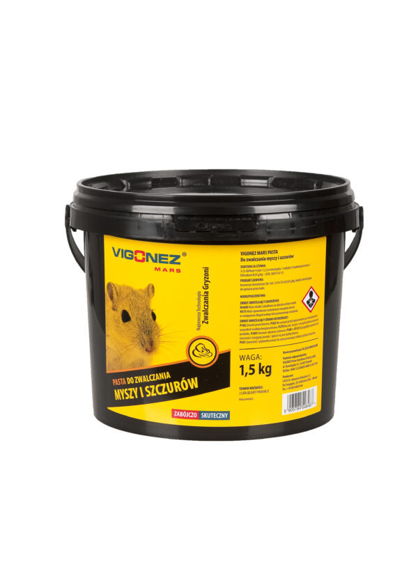 Pasta do zwalczania myszy i szczurów 1,5kg
